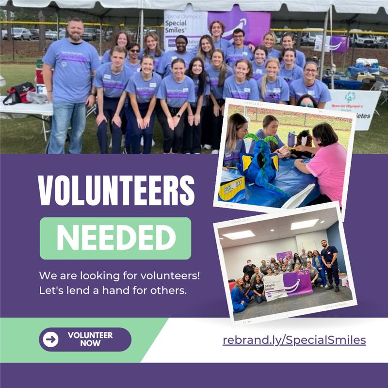 Volunteer for Special Olympics