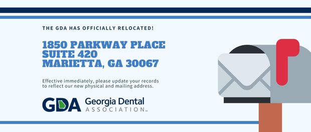 The GDA has officially relocated. Our address is 1850 Parkway Place Suite 420, Marietta, GA 30067