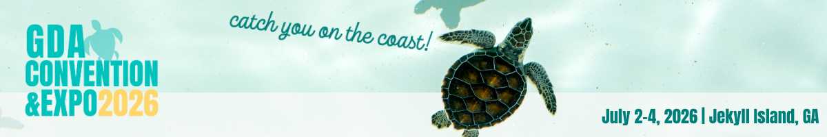 the image has a water background with a sea turtle, the convention 2026 logo, and July 2-4, 2026 | Jekyll Island