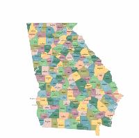 Georgia Detailed Map Georgia Detailed Map
