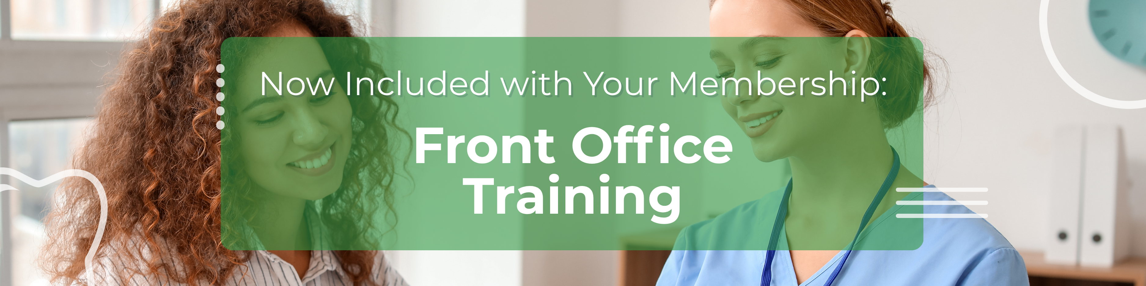 Front Office Basics Webpage Header